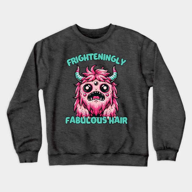 Monster Hairstylist Crewneck Sweatshirt by Japanese Fever